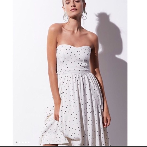 Free People Dresses & Skirts - Free People Bella Donna polka dot midi! *as is*